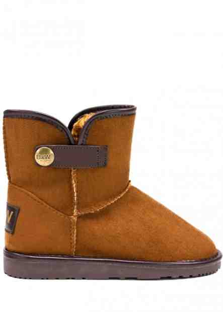 Break &amp; Walk Hnědé nízké válenky s řemínkem Break&amp;Walk Velikost: 37