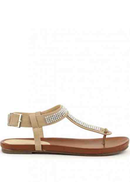 Letní sandály Claudia Ghizzani v béžové Velikost: 36