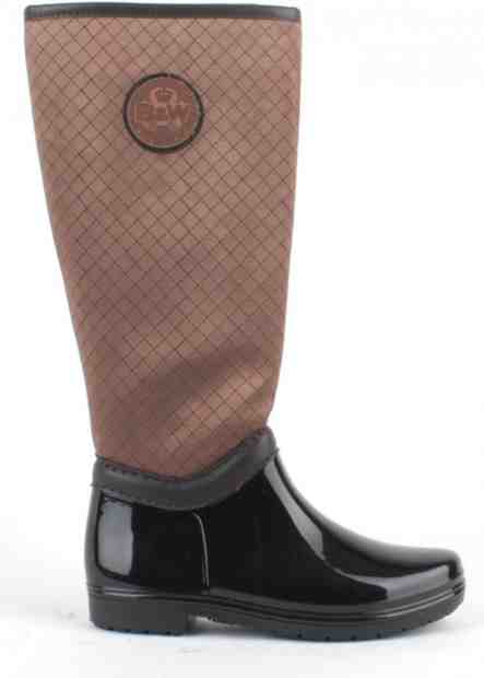 Break &amp; Walk Hnědé prošívané dámské holinky Break&amp;Walk Velikost: 36