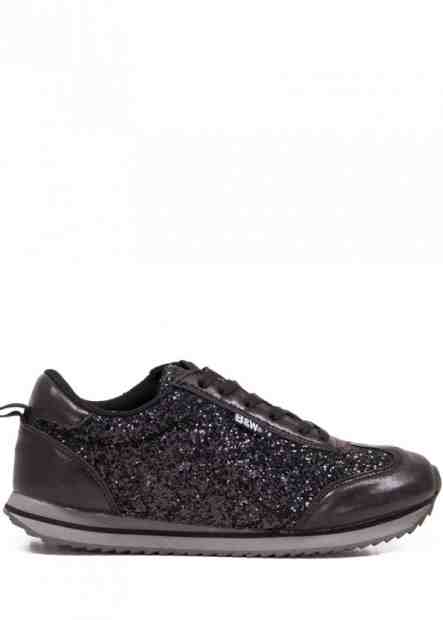 Break &amp; Walk Černé dámské lesklé tenisky Break&amp;Walk Velikost: 36