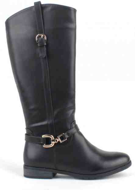 Černé jezdecké kozačky D’Angela Velikost: 37