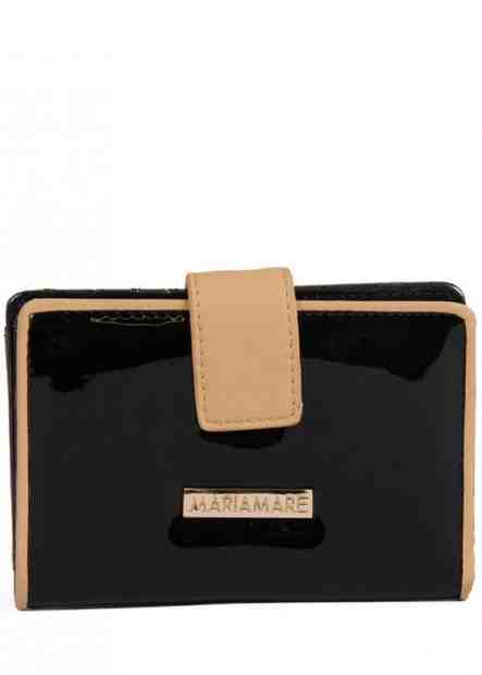 Černá lakovaná peněženka MARIA MARE