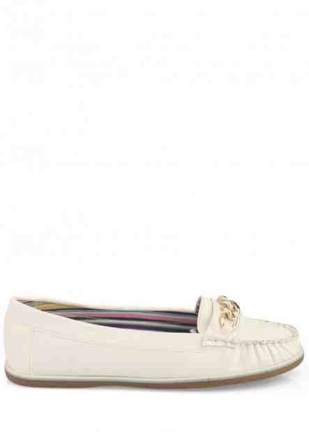 Bílé mokasíny Claudia Ghizzani Velikost: 36