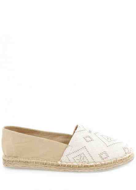 Béžovo-bílé espadrilky MARIA MARE Velikost: 36