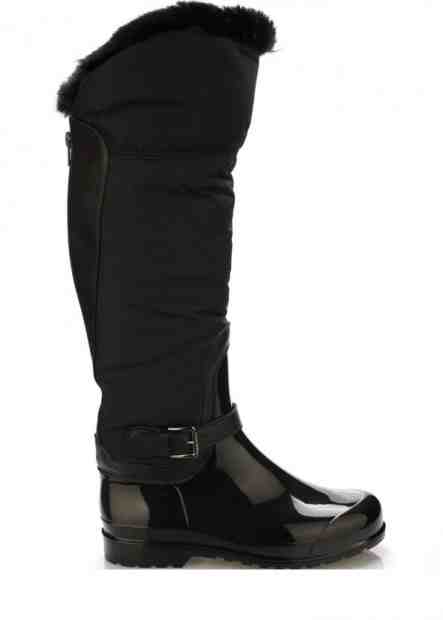 Černé italské vyšší holiny s černým kožíškem M&amp;G Velikost: 37