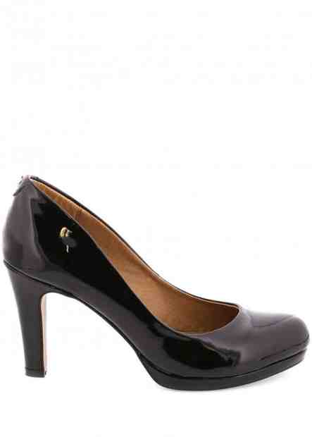 Černé nižší lakované lodičky MARIA MARE Velikost: 36