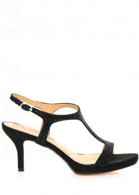 Černé sandály na nízkém podpatku MARIA MARE Velikost: 36