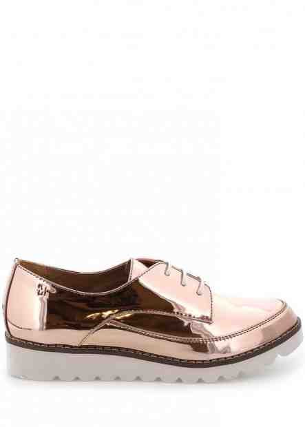 Měděné polobotky s bílou podrážkou MARIA MARE Velikost: 36