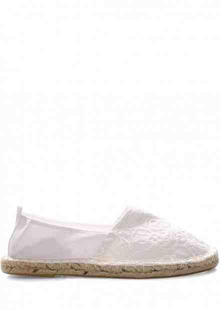 Bílé espadrilky s krajkou Monshoe Velikost: 36