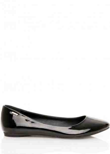 Černé lesklé balerinky MTNG Velikost: 36