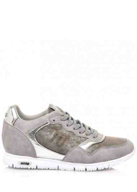 Šedé tenisky s mírným klínkem MTNG Velikost: 38