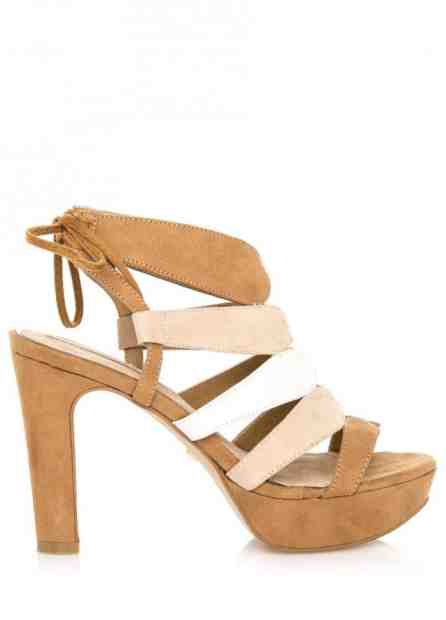 Hnědé extravagantní sandály Maria Mare Velikost: 38