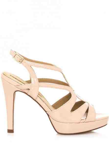 Tělové páskové sandály s nízkou platformou Maria Mare Velikost: 36