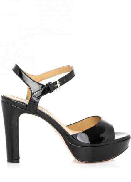 Černé lesklé sandály Maria Mare Velikost: 37