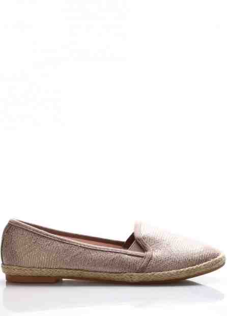 Hnědé lesklé espadrilky Monshoe Velikost: 37