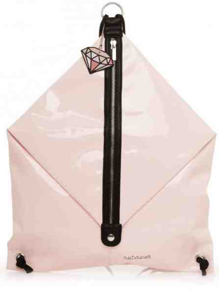 Světle růžový pytlový batoh Sixtyseven