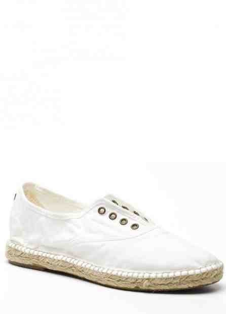 Bílé ekologické espadrilové tenisky Natural World Velikost: 36