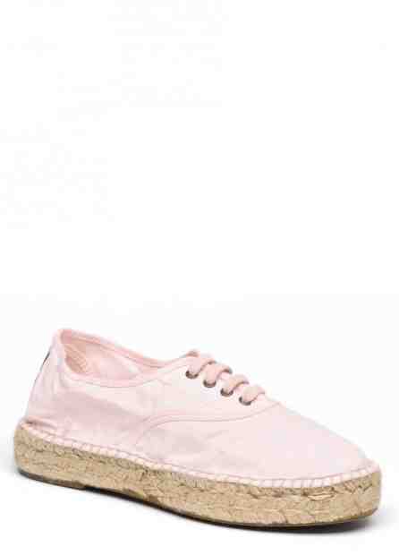 Růžové ekologické tenisky na espadrilové podrážce Natural World Velikost: 36