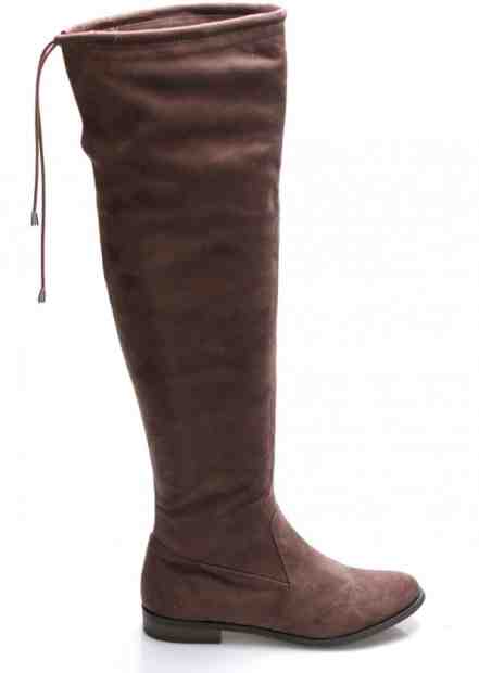 Hnědé vysoké kozačky Monshoe Velikost: 36