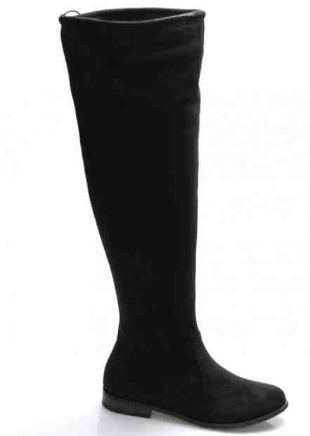 Černé vysoké kozačky Monshoe Velikost: 36