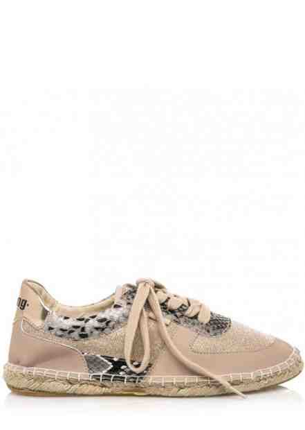 Béžové nízké espadrilové tenisky MTNG Velikost: 36