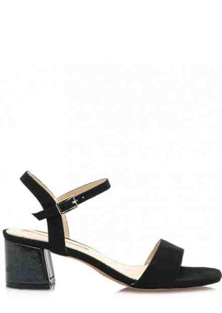 Černé sandály s širokým podpatkem Maria Mare Velikost: 38