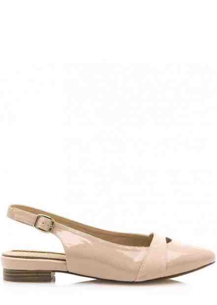 Béžové nízké lodičky s otevřenou patou Maria Mare Velikost: 36