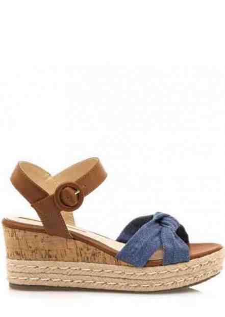 Denimové letní sandály na platformě Maria Mare Velikost: 36