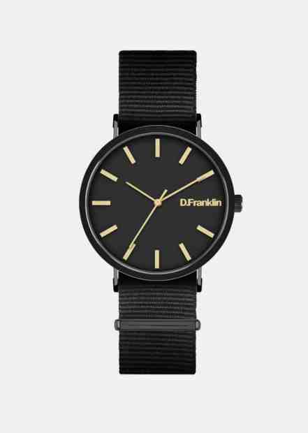 DFranklin Černé hodinky D.Franklin