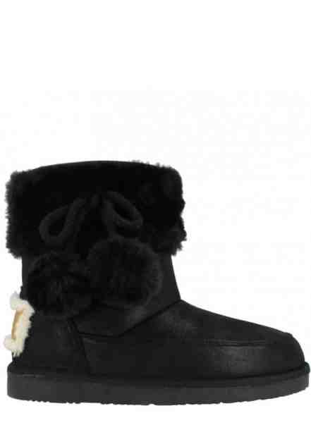 Break &amp; Walk Černé válenky s pompony Break&amp;Walk Velikost: 36