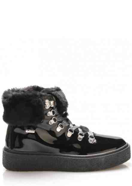 Černé nízké sněhule M&amp;G Velikost: 38