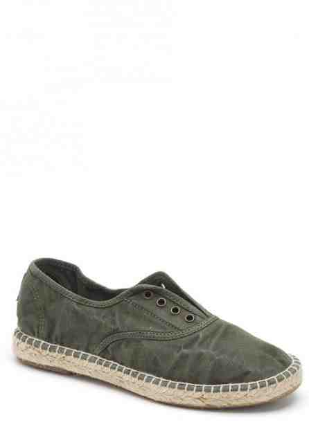 Khaki ekologické espadrilové tenisky Natural World Velikost: 36