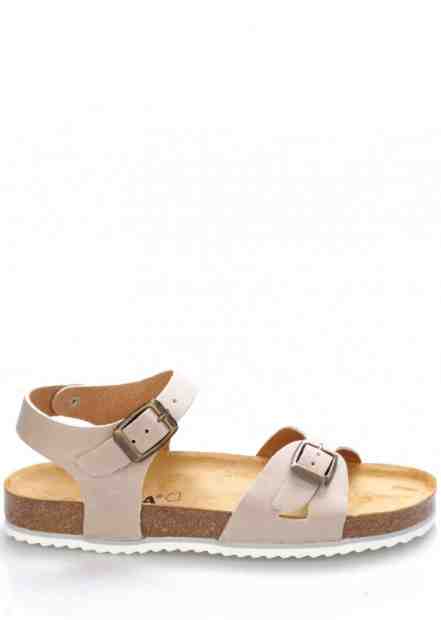 Béžové kožené zdravotní sandály EMMA Shoes Velikost: 36