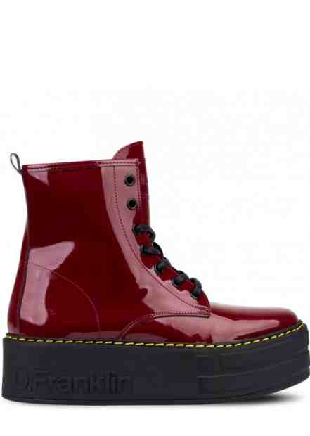 DFranklin Bordó šněrovací boty na platformě D.Franklin Velikost: 36