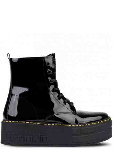 DFranklin Černé šněrovací boty na platformě D.Franklin Velikost: 36