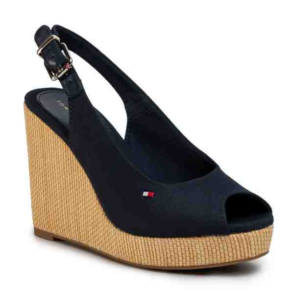 TOMMY HILFIGER Iconic Elena Sling Back Wedge FW0FW04789