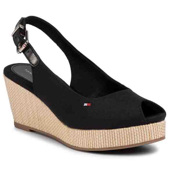 TOMMY HILFIGER Iconic Elba Sling Back Wedge FW0FW04788