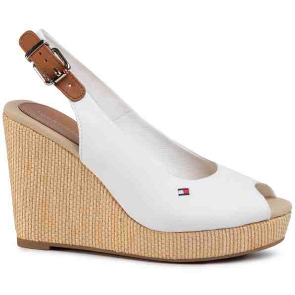 TOMMY HILFIGER Iconic Elena Sling Back Wedge  FW0FW04789