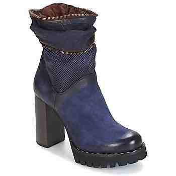 Airstep / A.S.98  Kotníkové kozačky BLOC ZIP  Modrá