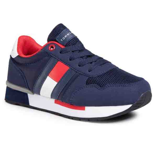 TOMMY HILFIGER Low Cut Lace-Up Sneaker T3B4-30482-0732 M