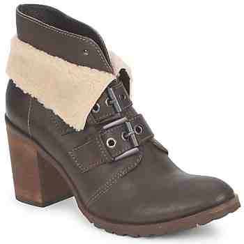 Un Matin d'Eté  Kotníkové kozačky BRIAC  Hnědá