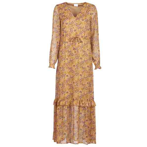 Vila  Společenské šaty VIFALIA  Hnědá