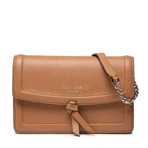 Kate Spade Knott Pebbled Leather Flap Cro K6830