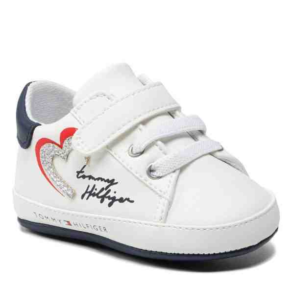 TOMMY HILFIGER Lace Up Velcro Shoe T0A4-32114-1350