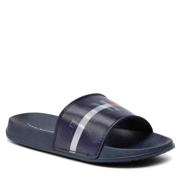 TOMMY HILFIGER Holographic Pool Slide T3B0-32276-1172 S