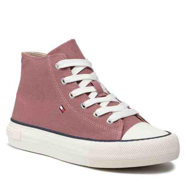 TOMMY HILFIGER High Top Lace-Up Sneaker T3A4-32119-0890 S
