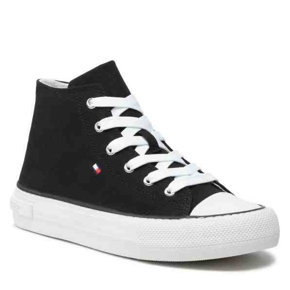 TOMMY HILFIGER High Top Lace-Up Sneaker T3A4-32119-0890 S