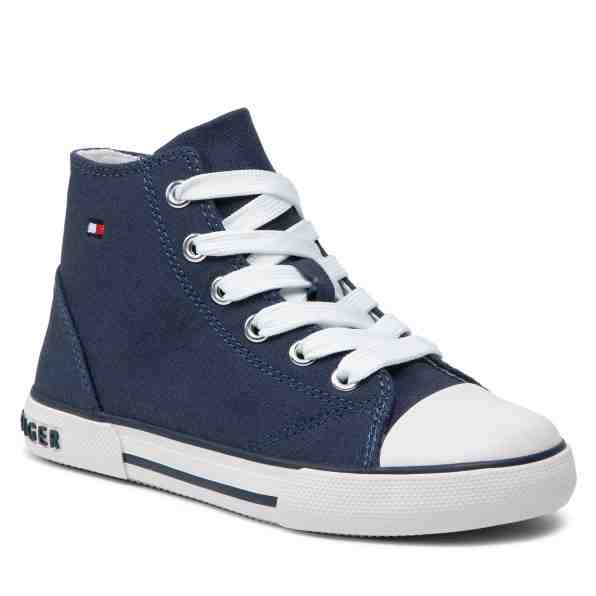 TOMMY HILFIGER High Top Lace-Up Sneaker T3X4-32209-0890 M