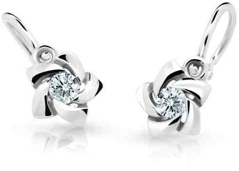 Cutie Jewellery Dětské náušnice s designem růžiček C2201-10-X-2 světle zelená + 2 měsíce na vrácení zboží