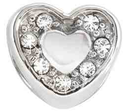 Morellato Ocelový přívěsek Drops Heart Crystals SCZ126 + 2 měsíce na vrácení zboží